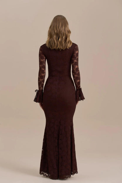 Kanten Zeemeermin Maxi Jurk